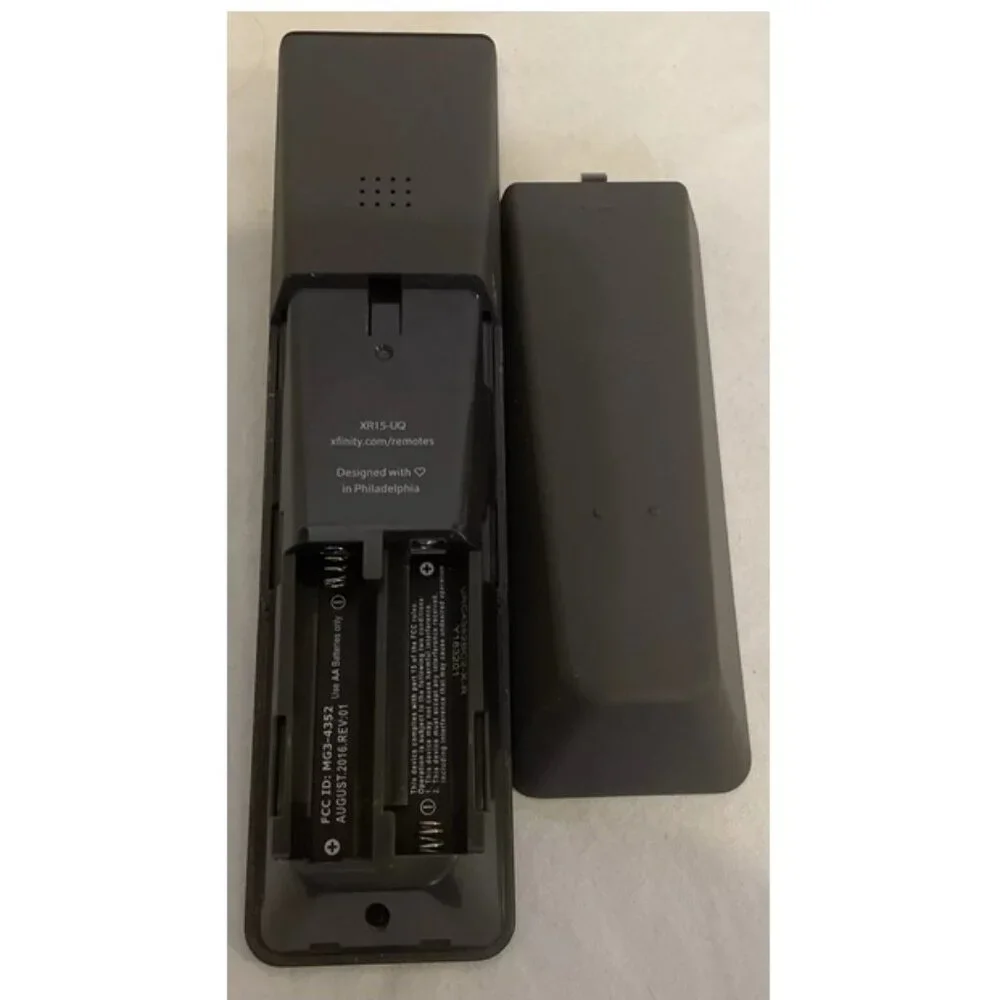 Xfinity XR15UQ XR15 TV Voice Activation Wedge Remote Control Xfinity/Comcast